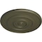 Ekena Millwork Dylar Ceiling Medallion (Fits Canopies up to 6 1/4"), Hand-Painted Witch Hazel, 30"OD x 2 1/4"P CM30DYWHF - alternate 3